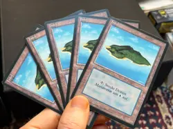 5x German Fbb Island • Unplayed / Mostly Clean • Basic Land • Mtg - Image 1