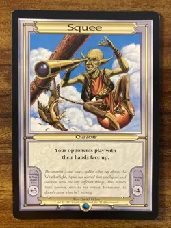 MTG✨SQUEE -OVERSIZED ✨Vanguard MINT RARE Series #1 1997 D. Gelon Art UNPLAYED - Image 2