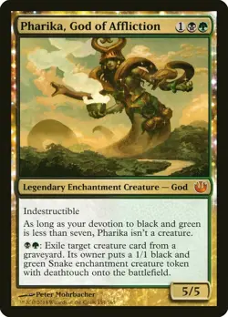 MTG Pharika, God of Affliction - Journey Into Nyx Moderately Played English - Image 1