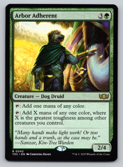 Arbor Adherent - Commander Tarkir: Dragonstorm - MTG - Image 1