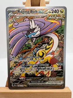 Pokemon Prismatic Evolutions - 166/131 Raging Bolt ex - SIR - NM/M - Image 1