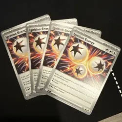 [4x Playset] Ignition Energy 086/086 Sv: White Flare Pokemon TCG - Image 1