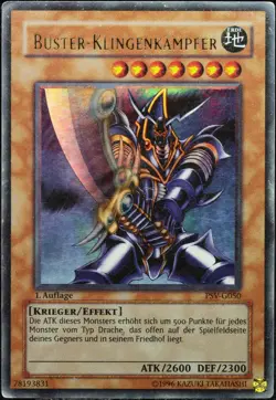 Yu-Gi-Oh! Buster-Klingenkampfer PSV-G050 1.Edition (1st) Ultra Rare [P]| DE 2002 - Image 1