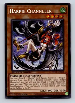 Yu-Gi-Oh! TCG Harpie Channeler Holo SBC2-ENH04 - Image 1