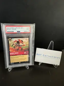 2023 DISNEY LORCANA THE FIRST CHAPTER #115 Mickey Mouse PSA 9 MINT LEGENDARY 🔥 - Image 1