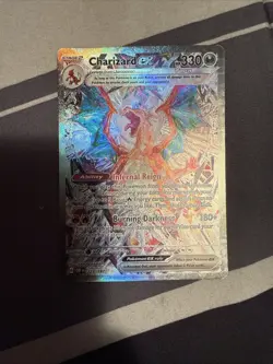 Pokemon TCG Charizard EX Holo Ultra Rare Card 223/197 SV03 Obsidian Flames - Image 2