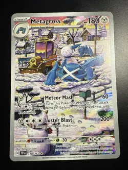 Pokemon - Metagross 178/162 Sv05: Temporal Forces Full Art Holo Pokemon TCG - Image 1