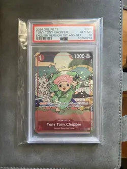 2024 ONE PIECE ENGLISH VERSION 1ST ANNIVERSARY SET #006 TONY TONY CHOPPER PSA 10 - Image 1