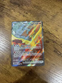 Pokemon TCG Team Rocket’s Moltres EX 208/182 - Destined Rivals NM STAMPED - Image 1