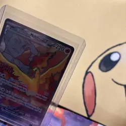 Pokemon TCG Team Rockets Moltres EX#208/182 Destined Rivals Stamped - Image 3