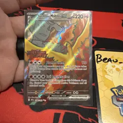 Pokemon TCG Team Rockets Moltres EX#208/182 Destined Rivals Stamped - Image 3