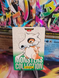 Pokemon Karte Card carddass Monsters collection Green 1996 japanese Cubone NM - Image 1