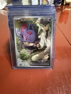 Pokemon TCG N's Zorua 189 Scarlet & Violet Promo Holo Card Journey Together - Image 1