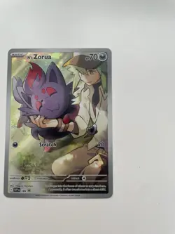 Pokemon TCG N's Zorua 189 Scarlet & Violet Promo Holo Card Journey Together NM - Image 2