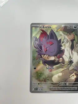 Pokemon TCG N's Zorua 189 Scarlet & Violet Promo Holo Card Journey Together NM - Image 3