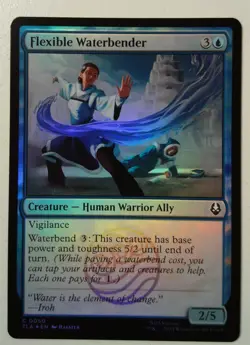 Flexible Waterbender *FOIL Common* Magic MtG x1 Avatar: The Last Airbender - Image 1