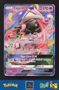 2018 Pokemon Alternate Art Promo 60a/145 Tapu Lele GX - Image 1
