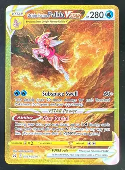 2023 Pokemon Sword Shield Crown Zenith Galarian Gallery Origin Forme Palkia - Image 1