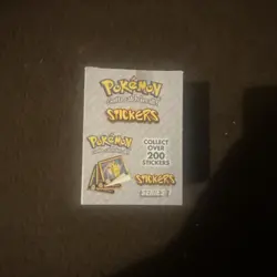 Pokemon Stickers Series 1 Artbox Original 1999 Full Retail Display Box of 30 - Image 1
