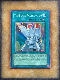 Yugioh Tri-Blaze Accelerator FOTB-EN041 Super Rare 1st Ed NM - Image 1