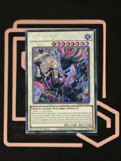 BPRO-EN041 Ecclesia and the Dark Dragon Secret Rare 1st Ed YUGIOH - Image 1