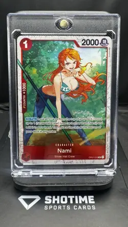 OP01-016 Nami (R) Ultra Deck: The Three Captains One Piece Foil Rare NM - Image 1