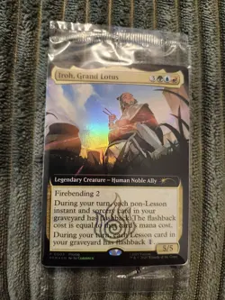 SEALED Iroh, Grand Lotus Promo Extended Art Foil BoxLunch Magic Avatar Card MTG - Image 3
