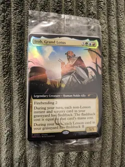 SEALED Iroh, Grand Lotus Promo Extended Art Foil BoxLunch Magic Avatar Card MTG - Image 4
