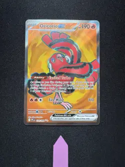 Oricorio ex 110/094 Me02: Phantasmal Flames Full Art Ultra Rare Pokemon Card Tcg - Image 1