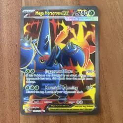 Pokemon TCG Mega Heracross Ex 108/094 Phantasmal Flames Ultra Rare NM Card - Image 1
