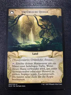 MTG Primal Amulet / Primal Wellspring - Ixalan - German - Very Nice! - Image 2