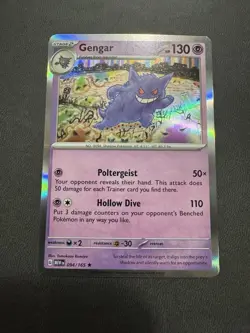 Gengar 094/165 151 Sam’s Club Cosmo Holo Promo Pokemon Scarlet & Violet Card NM - Image 1