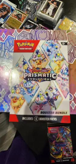 Scarlet and Violet Prismatic Evolutions Booster Bundle - Pokemon - Image 1