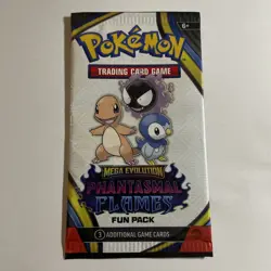 POKEMON PHANTASMAL FLAMES MEGA EVOLUTION FUN PACK PROMO BRAND NEW SEALED - Image 1