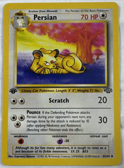 Pokemon TCG Persian Jungle 42/64 1st Edition LP WotC - Image 1