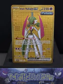 Pokemon Carr Iron Valiant EX 261/182 Full Art Hyper Rare Paradox Rift Near Mint - Image 1