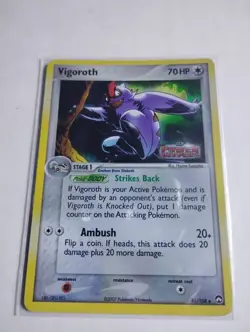 Pokemon Vigoroth 41/108 EX Power Keepers Reverse Holo Stamped NM - Image 3