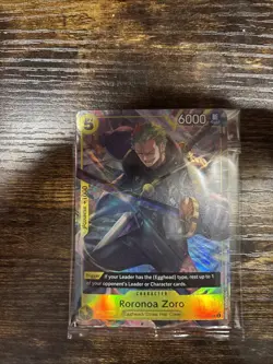 One Piece Card Game Roronoa Zoro OP07-113 Illustration Box Vol.3 Promo Sealed - Image 1