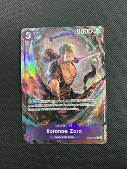 One Piece TCG - Roronoa Zoro OP09-076 PRB02 Alternative Art - Mint Packfresh - Image 1