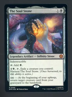 Magic: The Gathering Marvel's Spider-Man The Soul Stone M Foil #0066 - Image 1