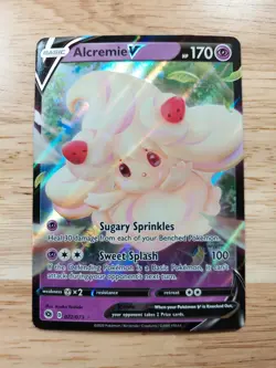 Alcremie V 022/073 Champions Path NM Ultra Rare Pokemon Card - Image 1