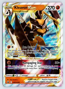 Kleavor VSTAR - SWSH249 - Jumbo Oversized - Black Star Promo - NM - Pokemon TCG - Image 1