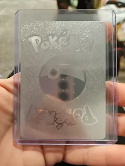 Charizard V Silver Foil Fan Art Vinyl Premium Collector Pokemon Display LV91 - Image 4