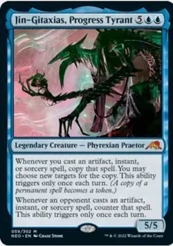 Jin-Gitaxias, Progress Tyrant MTG Kamigawa MAGIC THE GATHERING CARD - Image 1