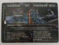 Magic the Gathering Funeral Room Awakening Hall Borderless Duskmourn MTG NM - Image 1