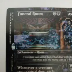 Magic the Gathering Funeral Room Awakening Hall Borderless Duskmourn MTG NM - Image 2