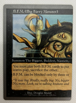 MTG B.F.M. (BIG FURRY MONSTER) BFM SET Near Mint - Image 3
