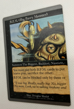 MTG B.F.M. (BIG FURRY MONSTER) BFM SET Near Mint - Image 4
