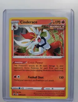 Pokemon TCG - Crown Zenith: Cinderace (SWSH278) - Black Star Promo - Near Mint - Image 3