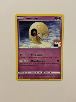 Lunatone 062/159 Pokemon Prize Pack Series 3 Crown Zenith variant NM F - Image 1